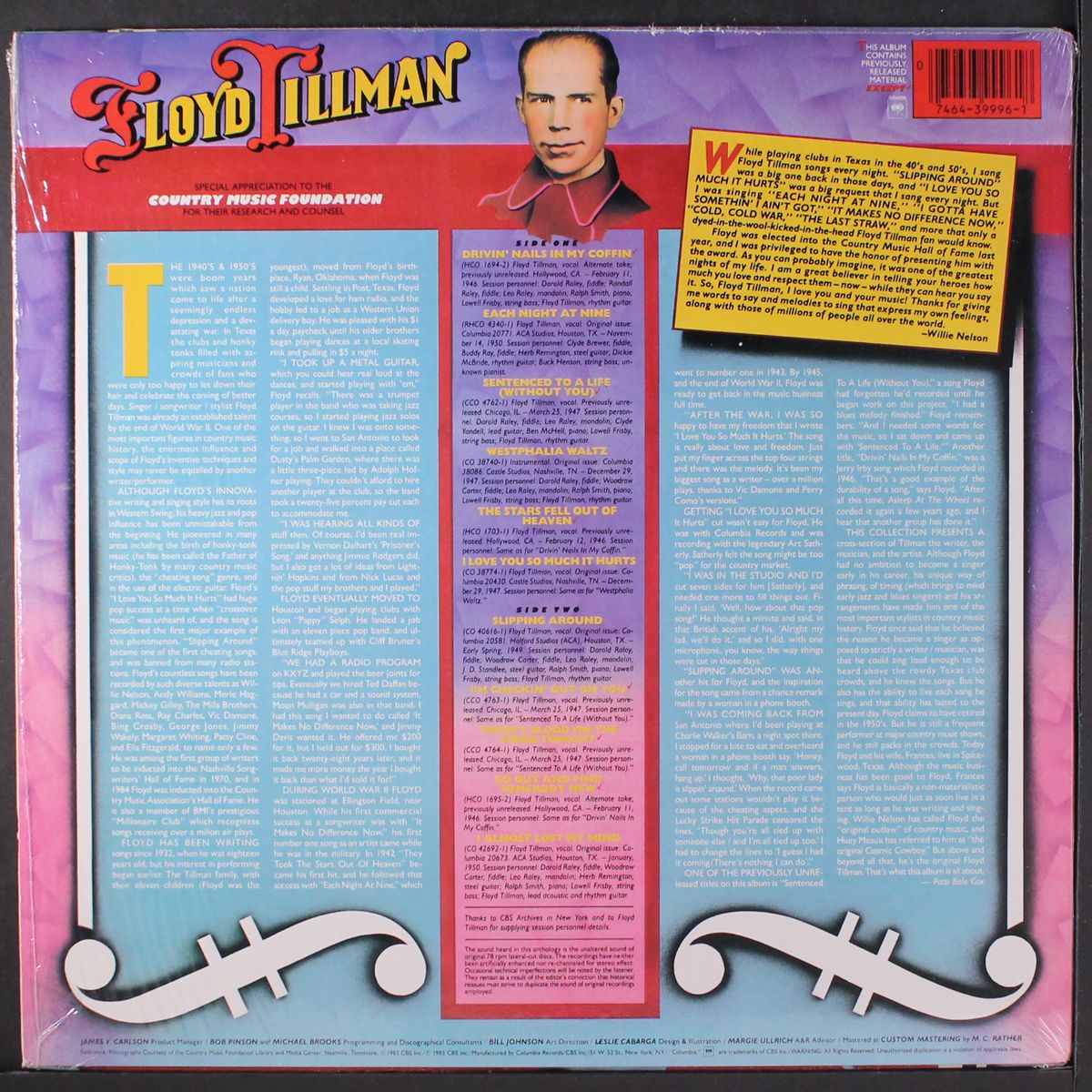 historic edition by FLOYD TILLMAN