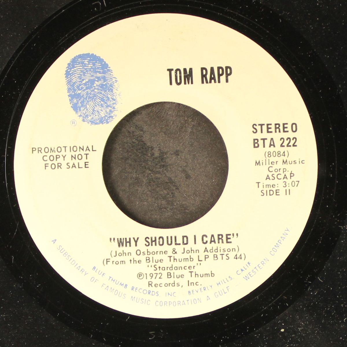 marshall / why should i care by TOM RAPP