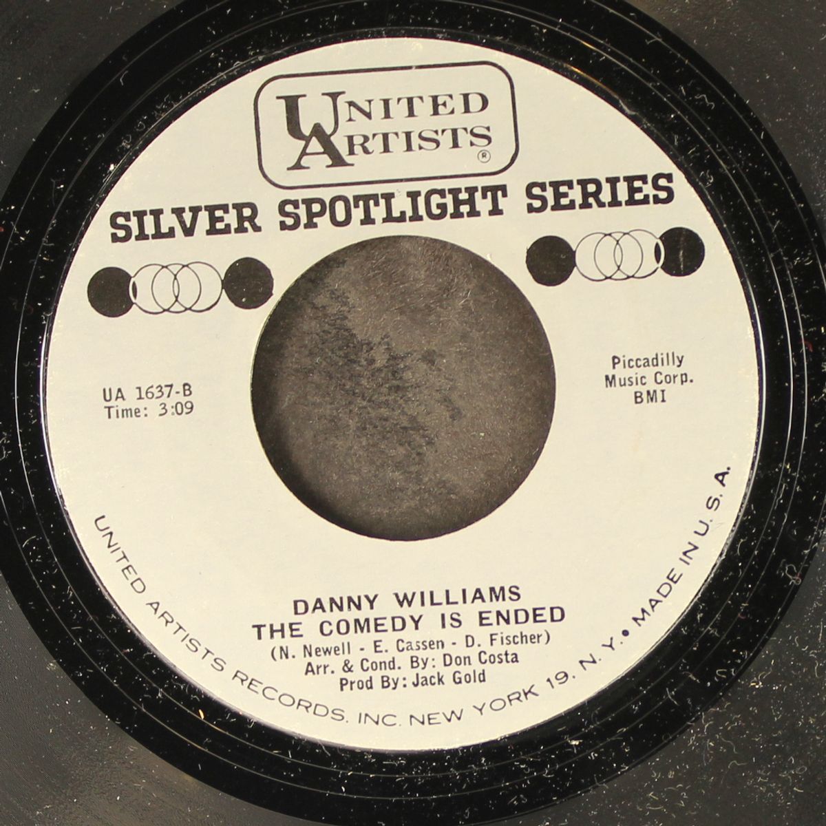 white on white / the comedy is ended by DANNY WILLIAMS