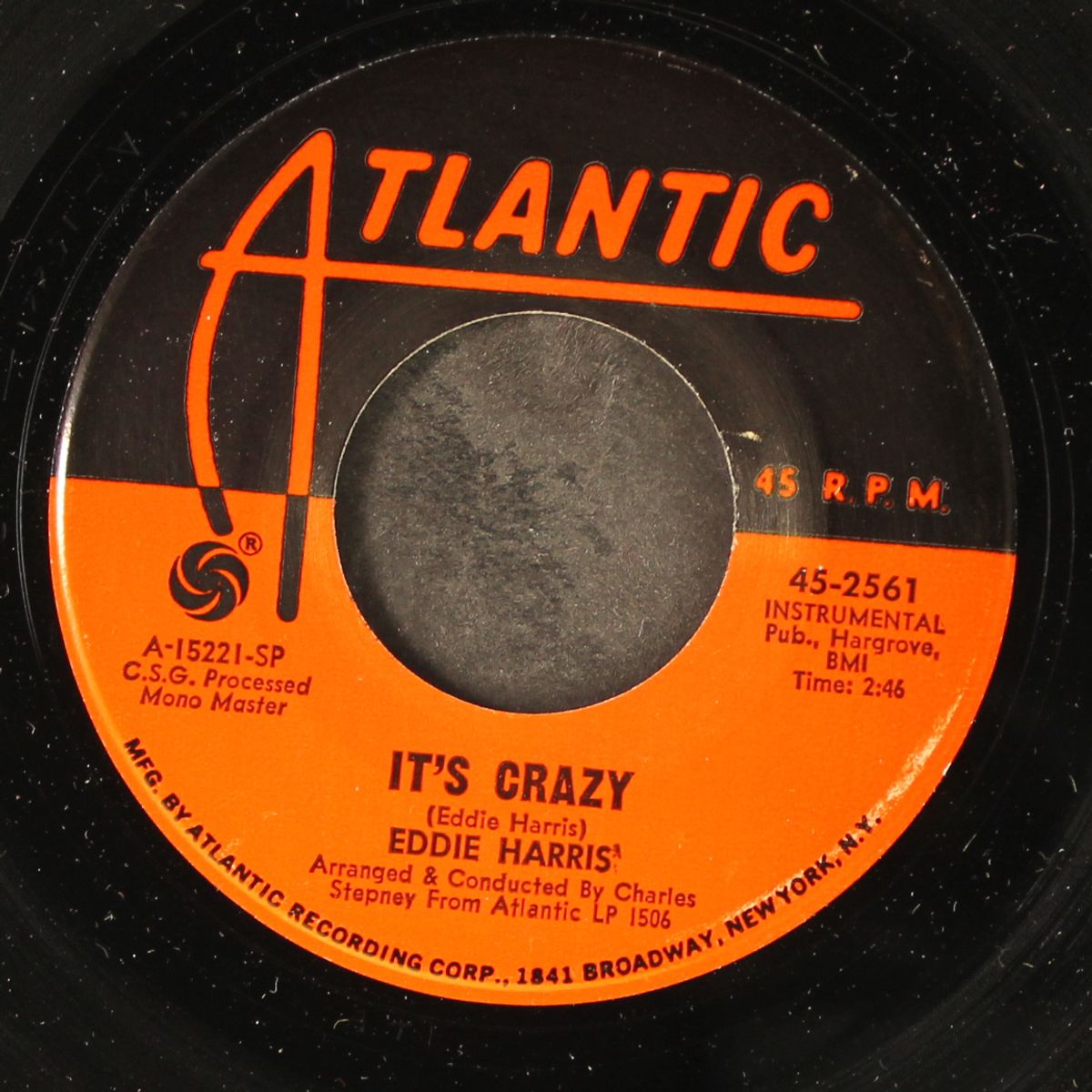 live right now / it's crazy by EDDIE HARRIS