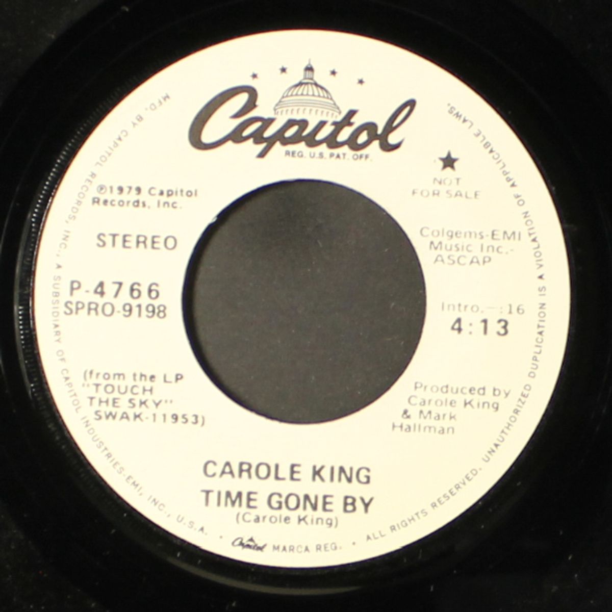 time gone by / mono by CAROLE KING