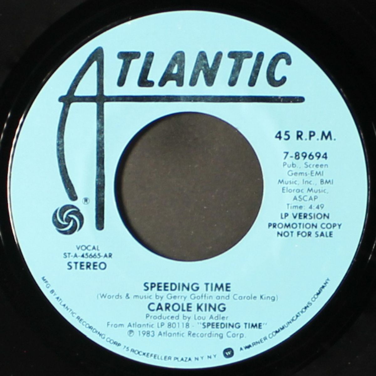 speeding time by CAROLE KING