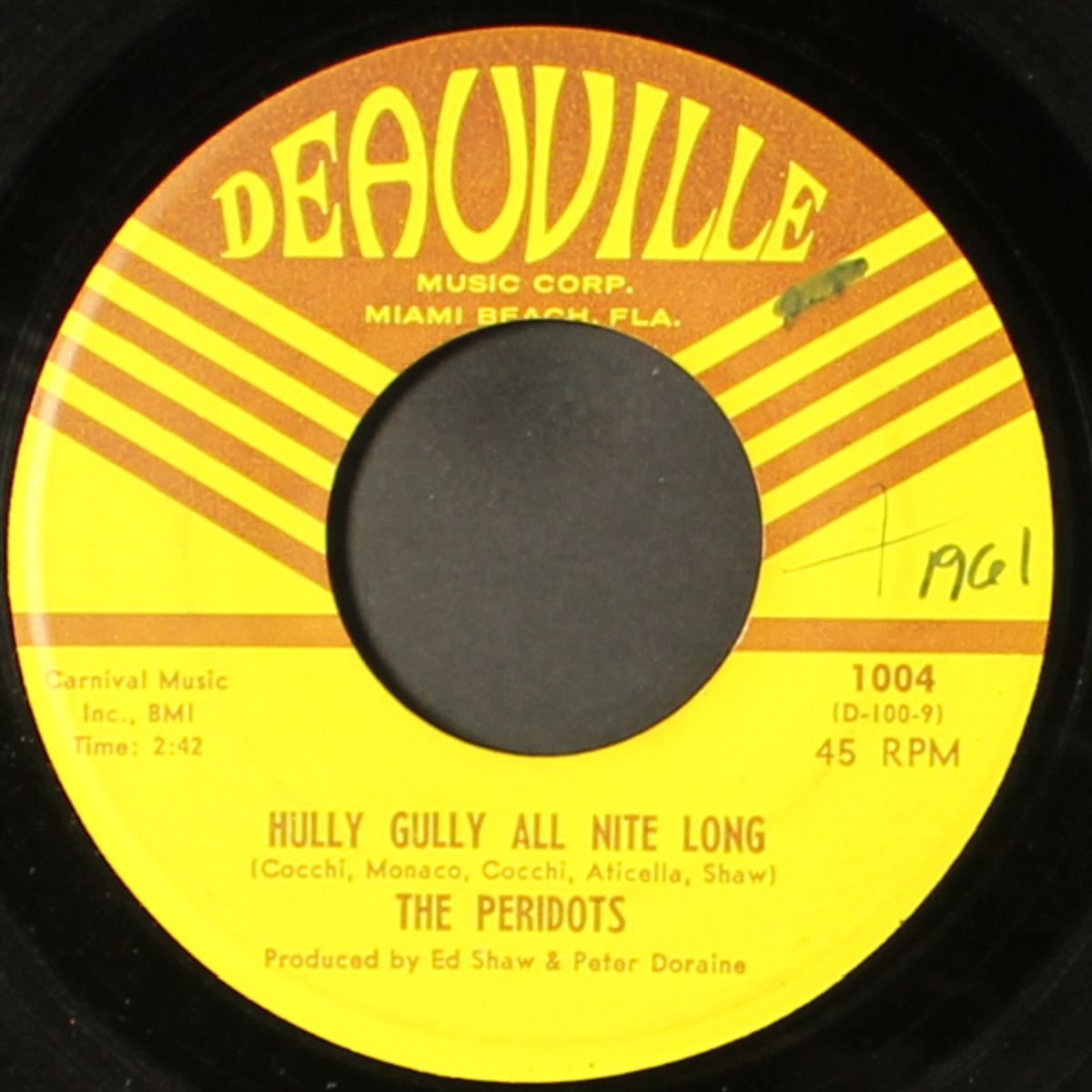 hully gully all nite long / it's the bomp by PERIDOTS