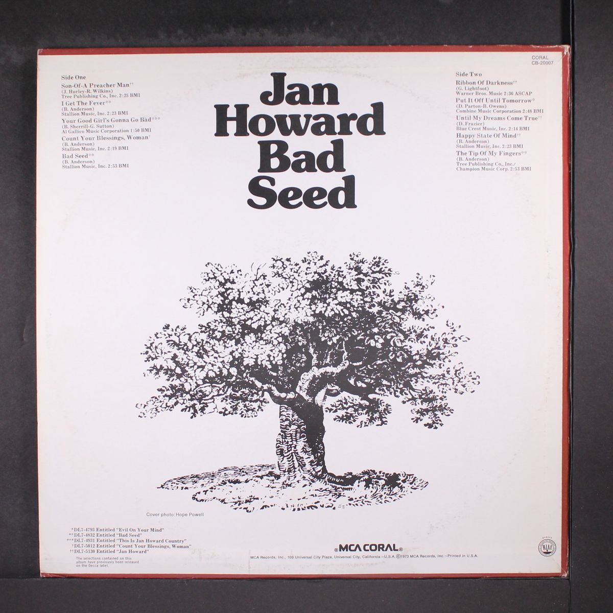 bad seed by JAN HOWARD