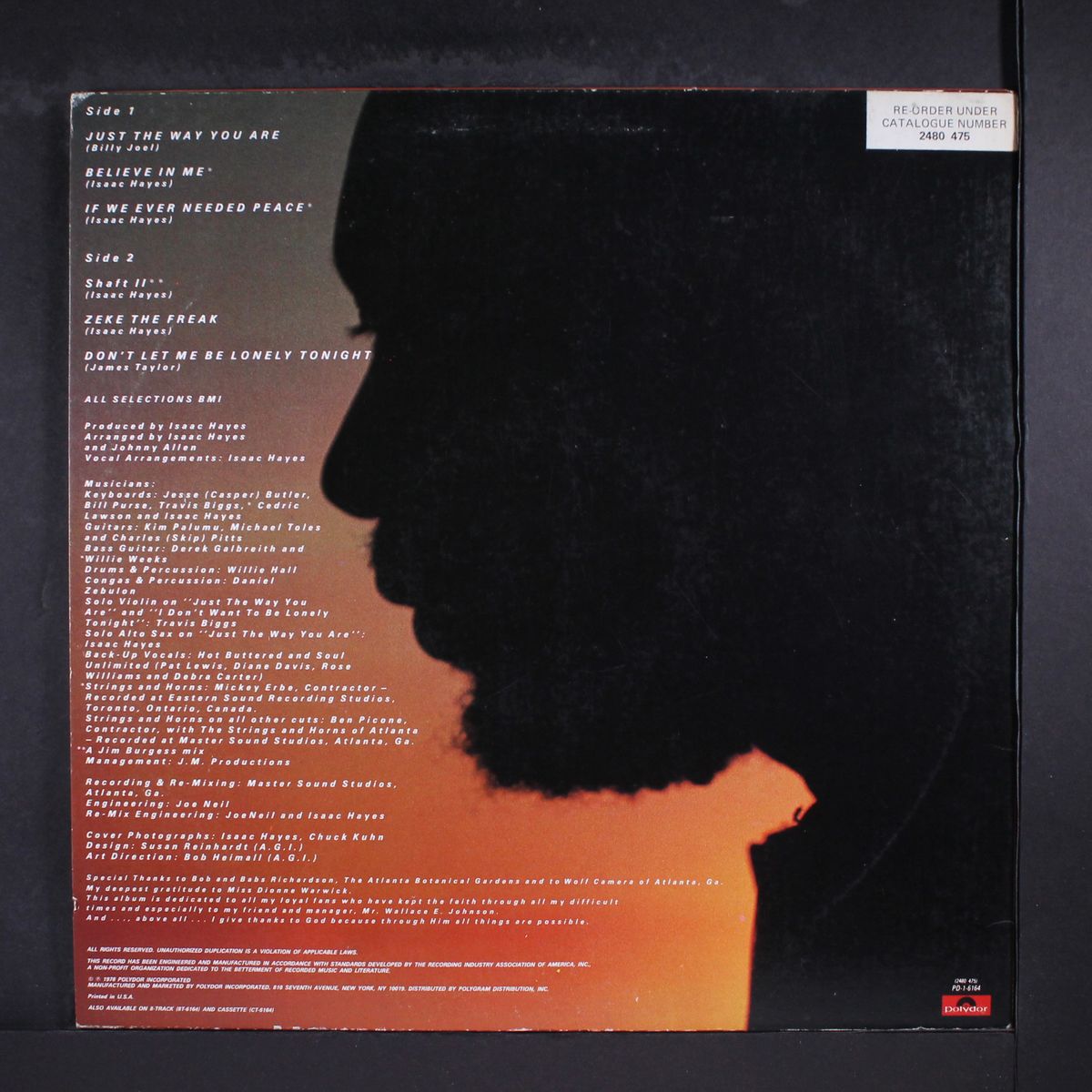 for the sake of love by ISAAC HAYES