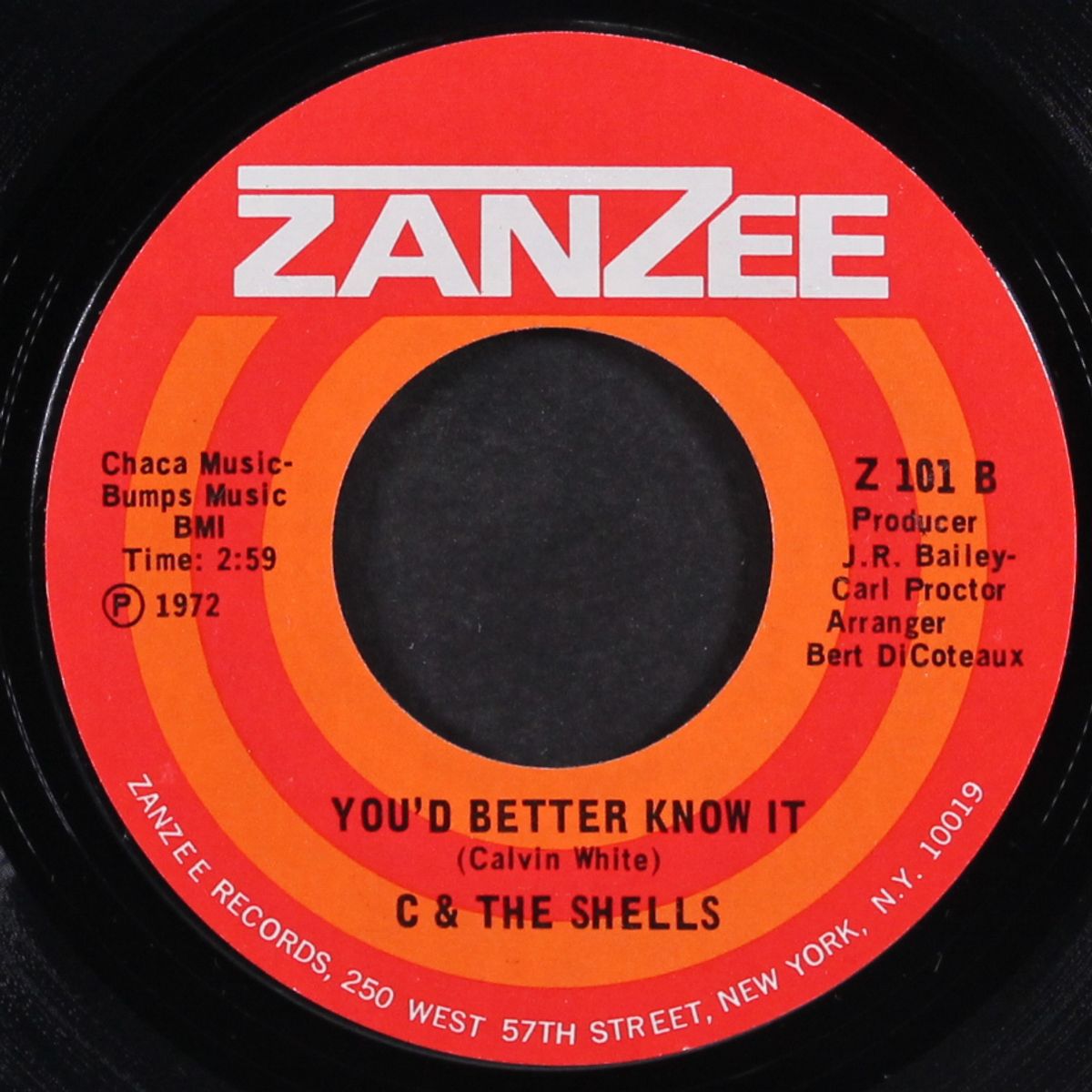 you'd better know it / you can't do that to me by C & THE SHELLS