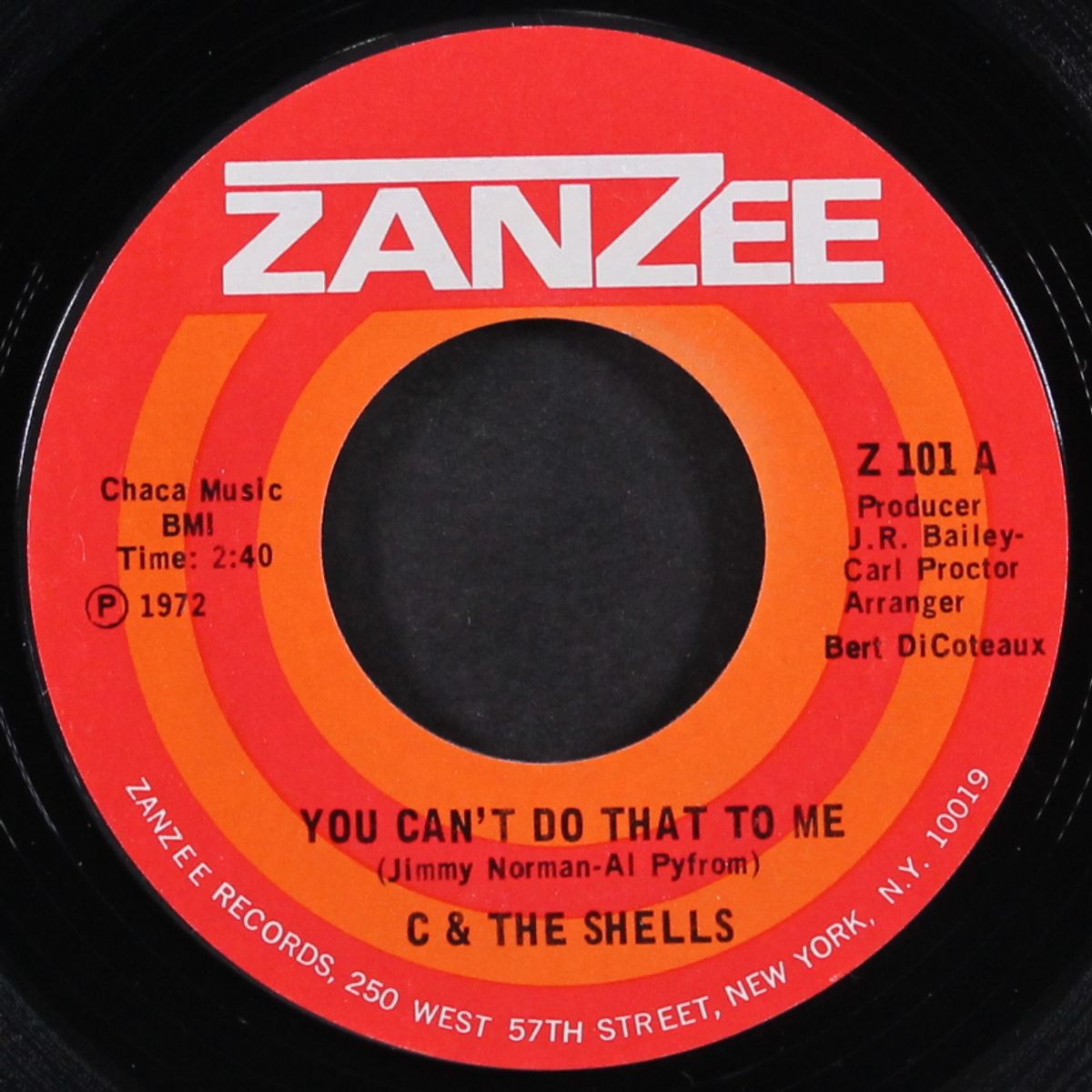 you'd better know it / you can't do that to me by C & THE SHELLS