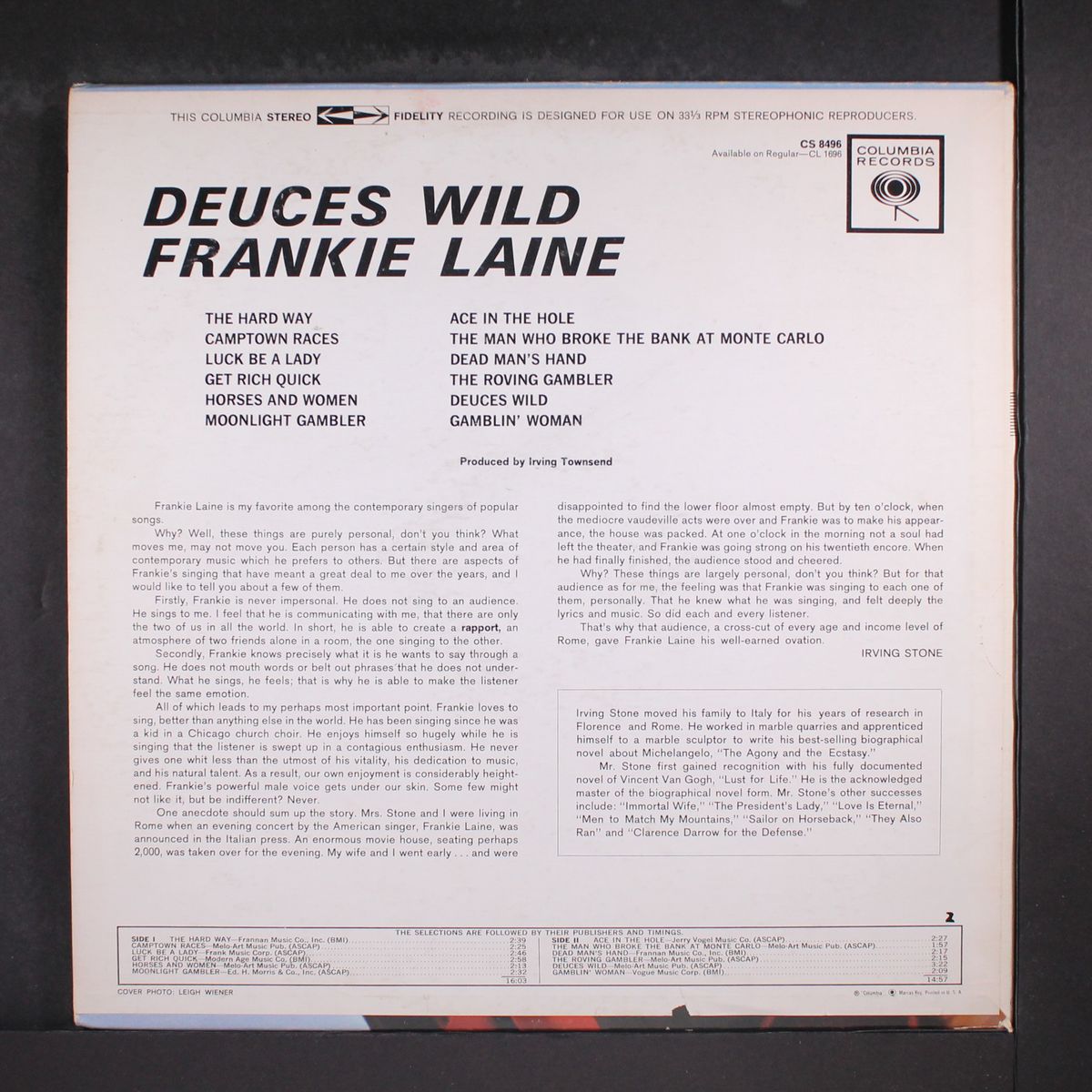deuces wild by FRANKIE LAINE