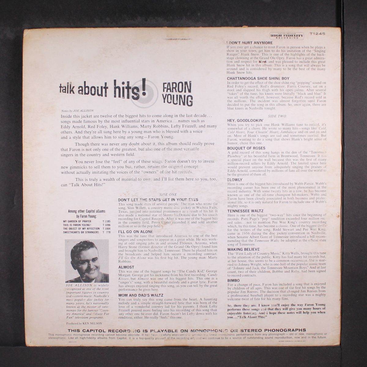 talk about hits! by FARON YOUNG
