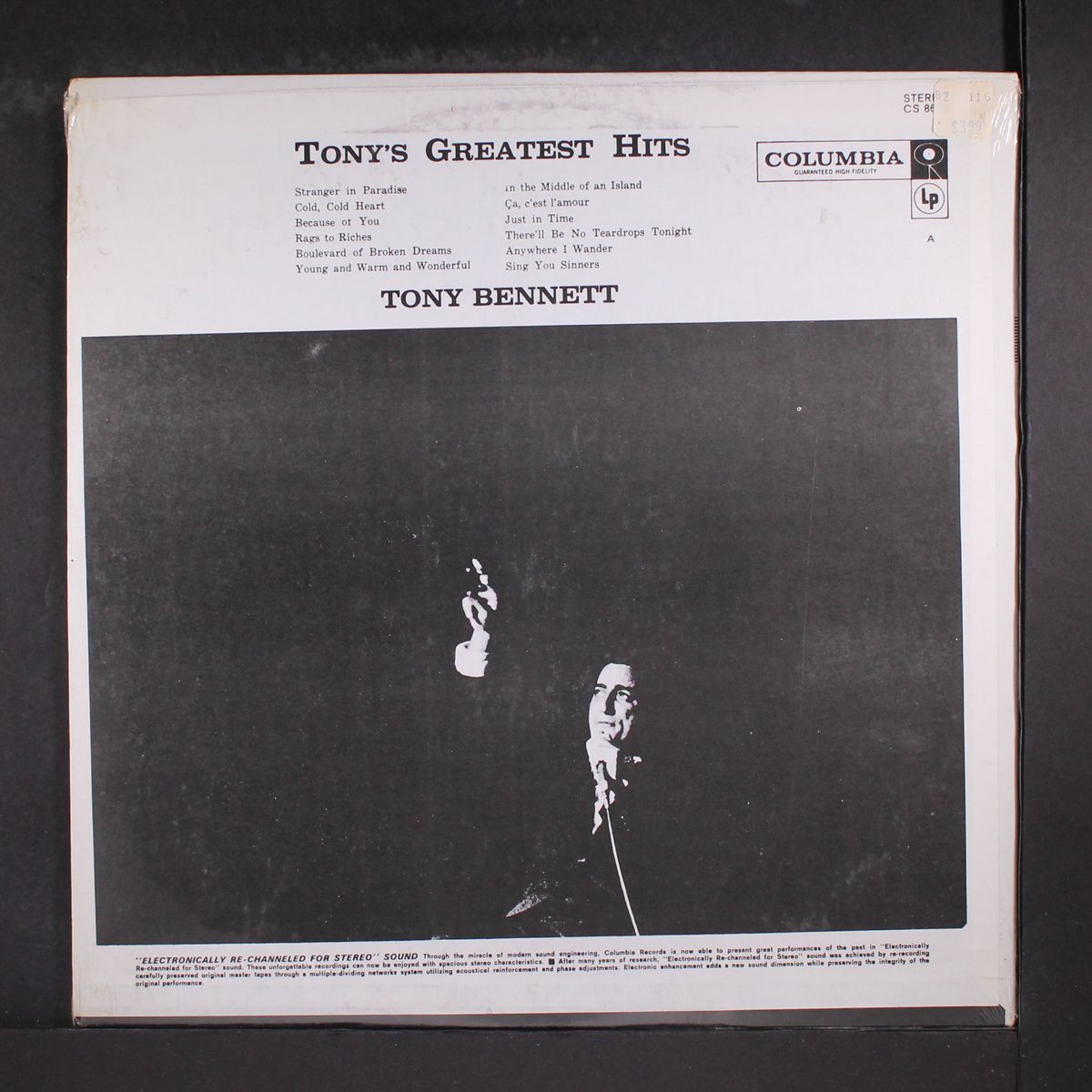 tony's greatest hits by TONY BENNETT