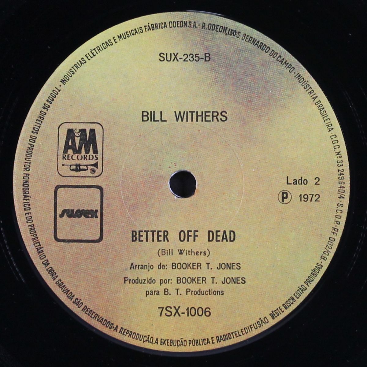 lean on me / better off dead by BILL WITHERS