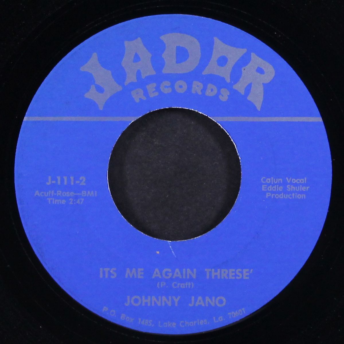 cajun power / it's me again threse' by JOHNNY JANO