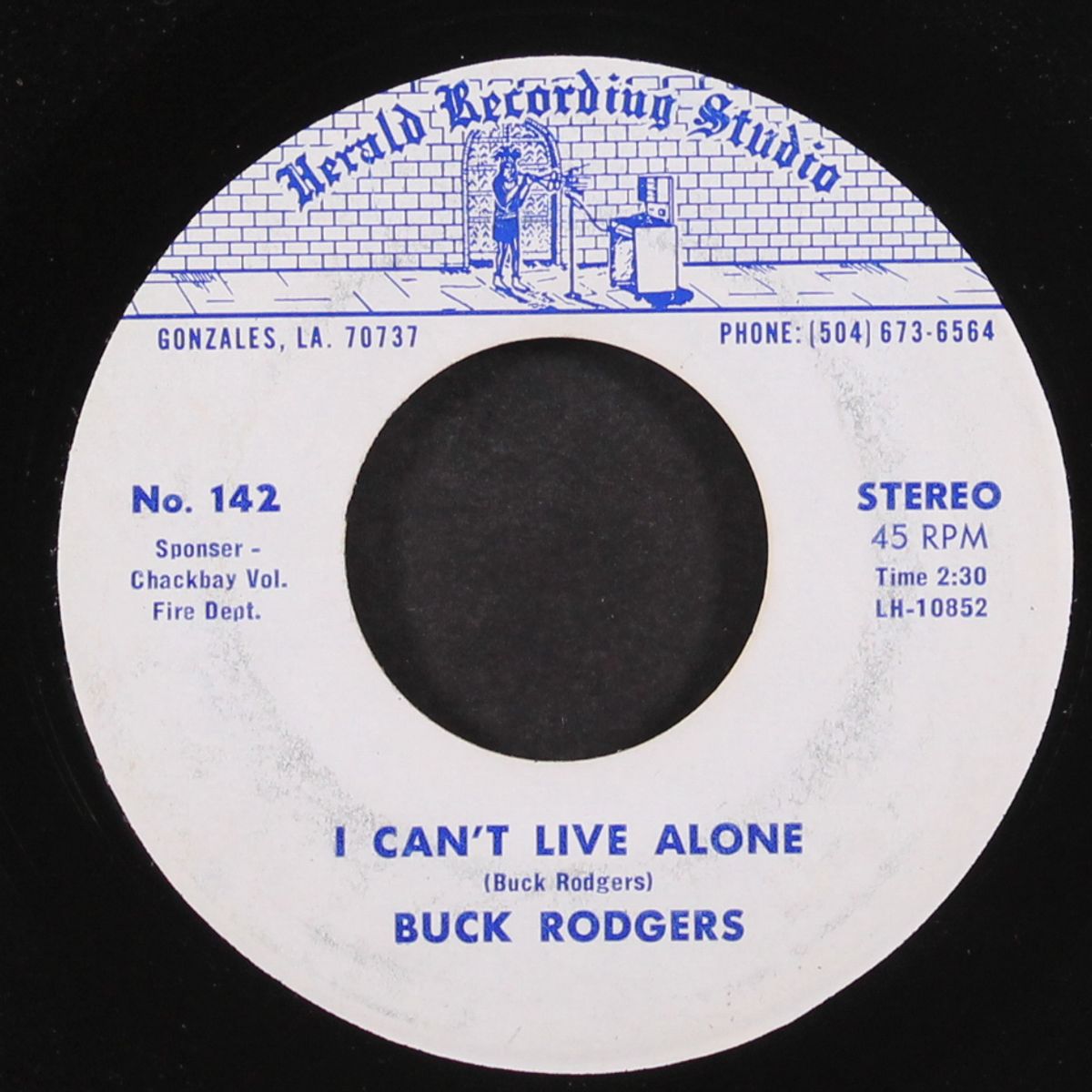 i can't live alone / gumbo by BUCK ROGERS