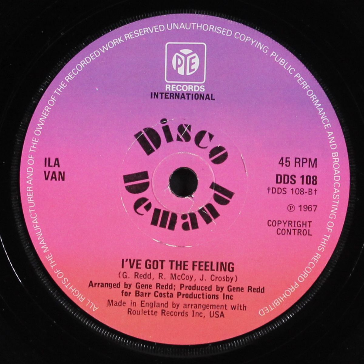 can't help loving dat man / i've got the feeling by ILA VAN