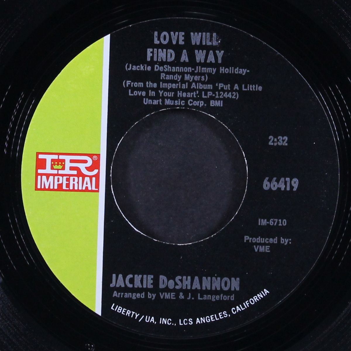 love will find a way by JACKIE DE SHANNON