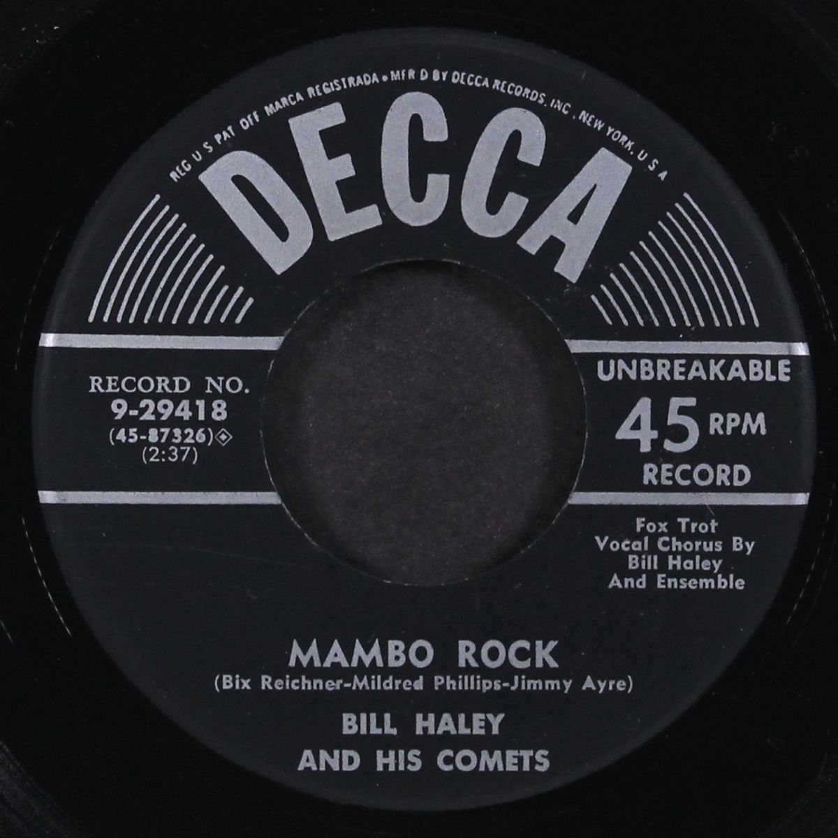 mambo rock / birth of the boogie by BILL HALEY