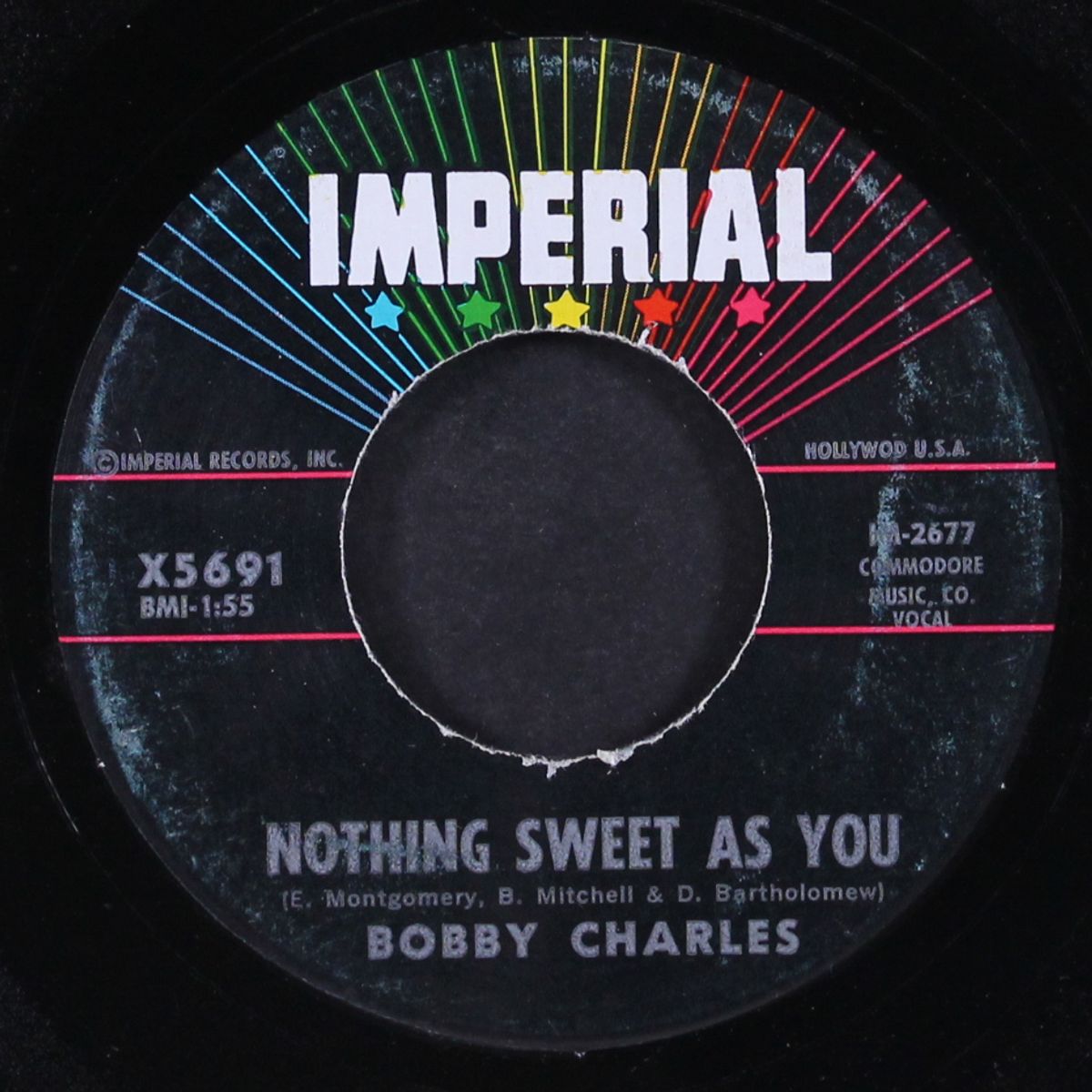 nothing sweet as you / four winds by BOBBY CHARLES