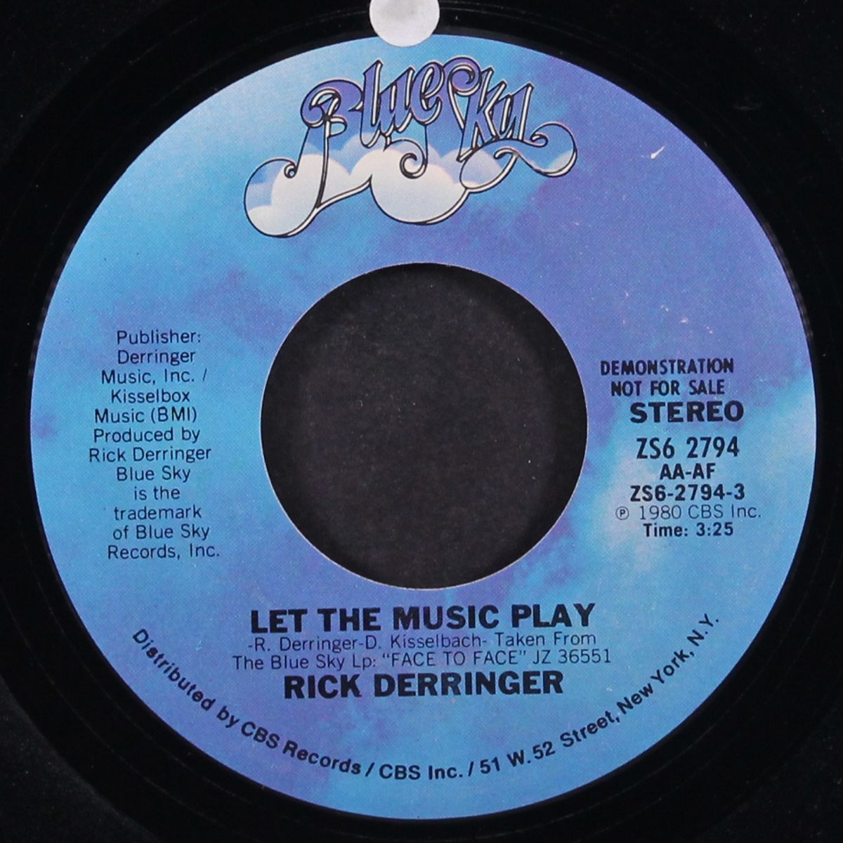 let the music play by RICK DERRINGER