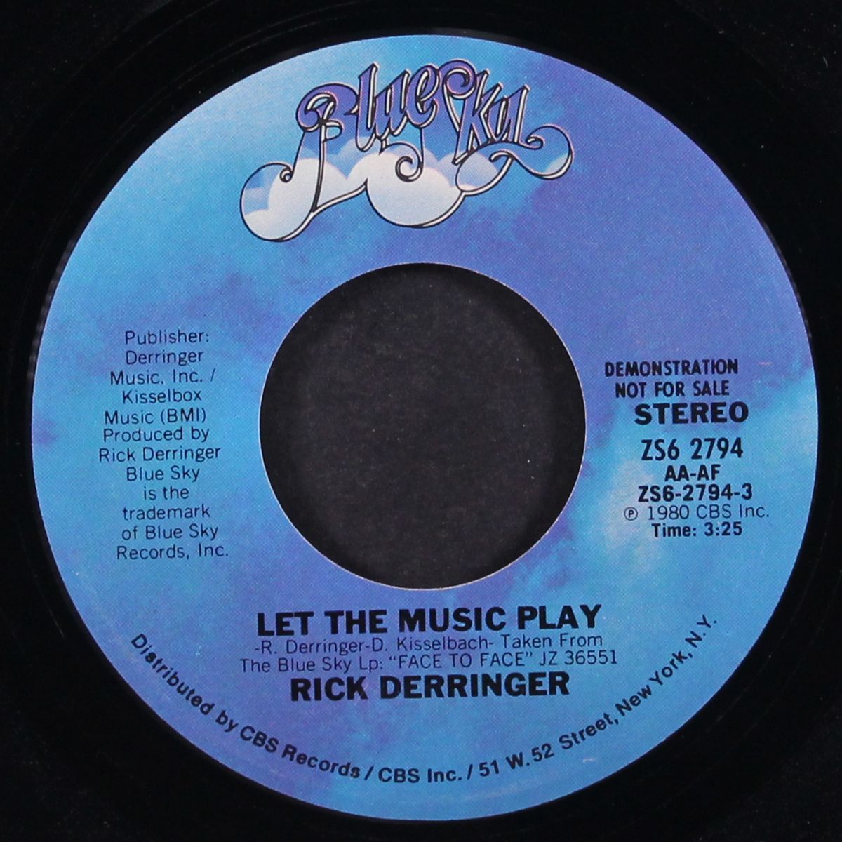 let the music play by RICK DERRINGER