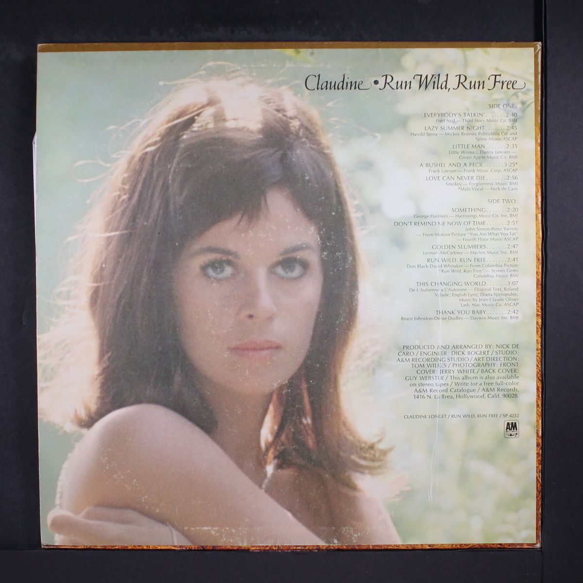 run wild, run free by CLAUDINE LONGET