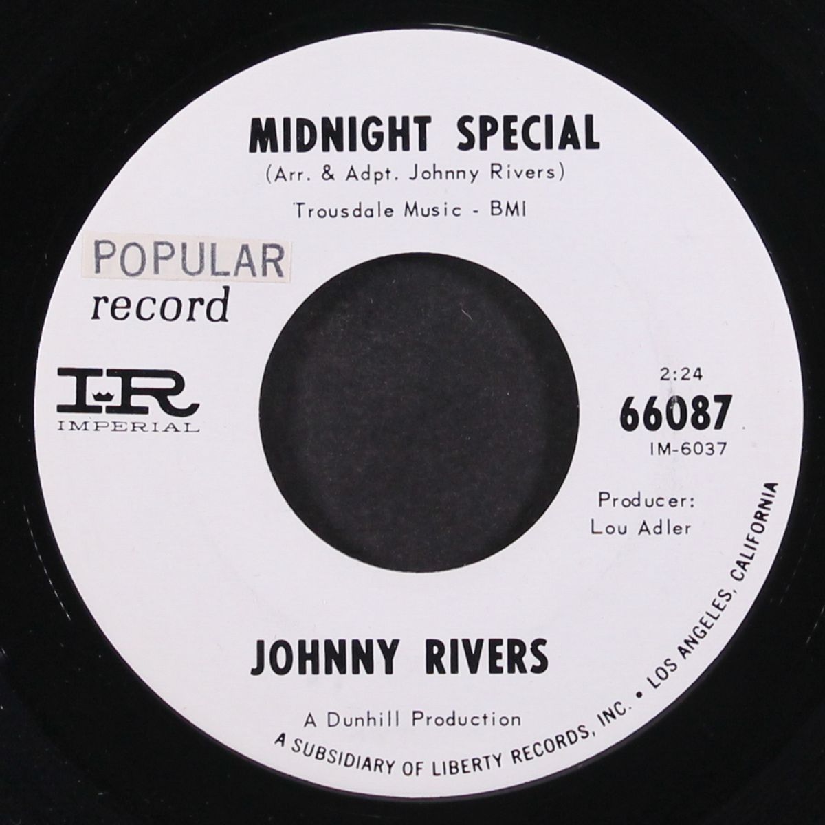 midnight special / cupid by JOHNNY RIVERS