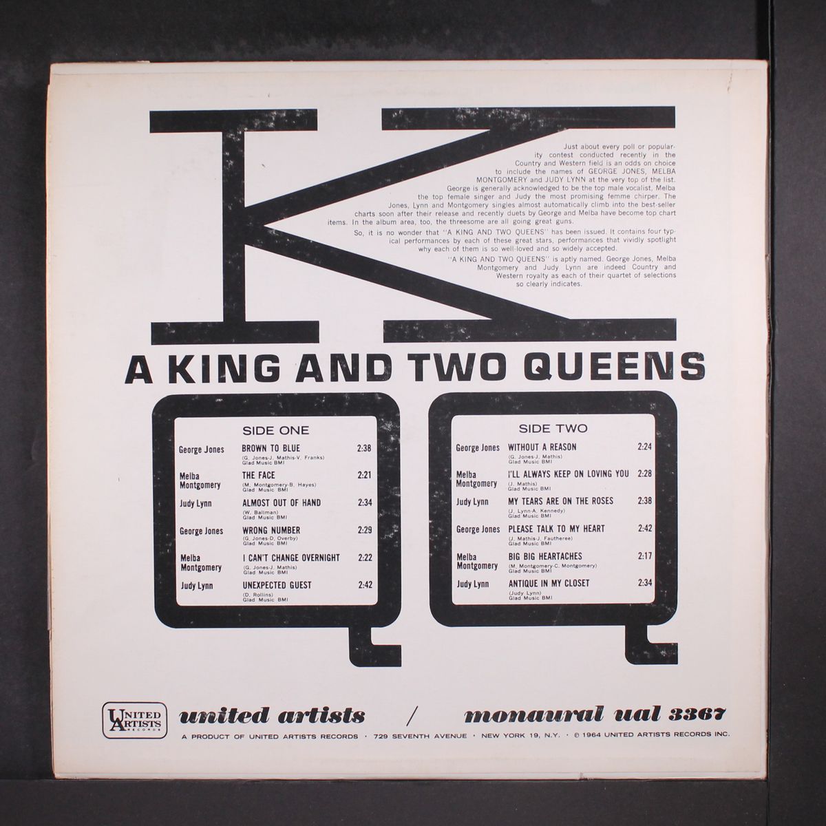 a king & 2 queens by GEORGE JONES