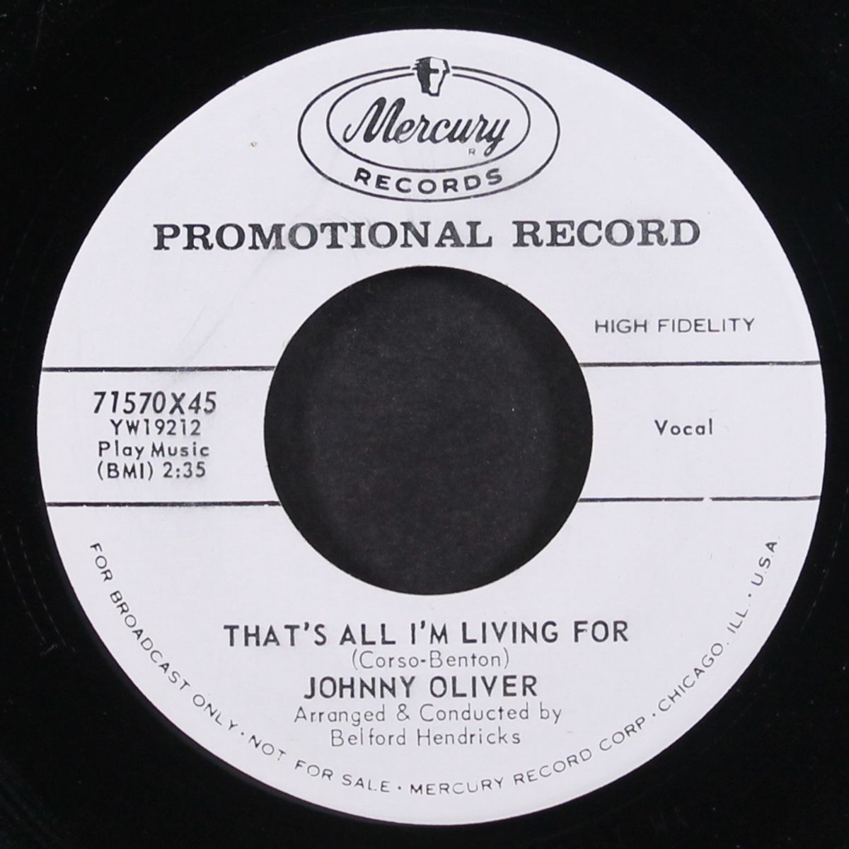 what a kiss won't do / that's all i'm living for by JOHNNY OLIVER