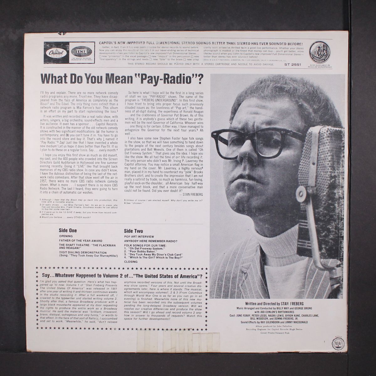 underground! show #1 by STAN FREBERG