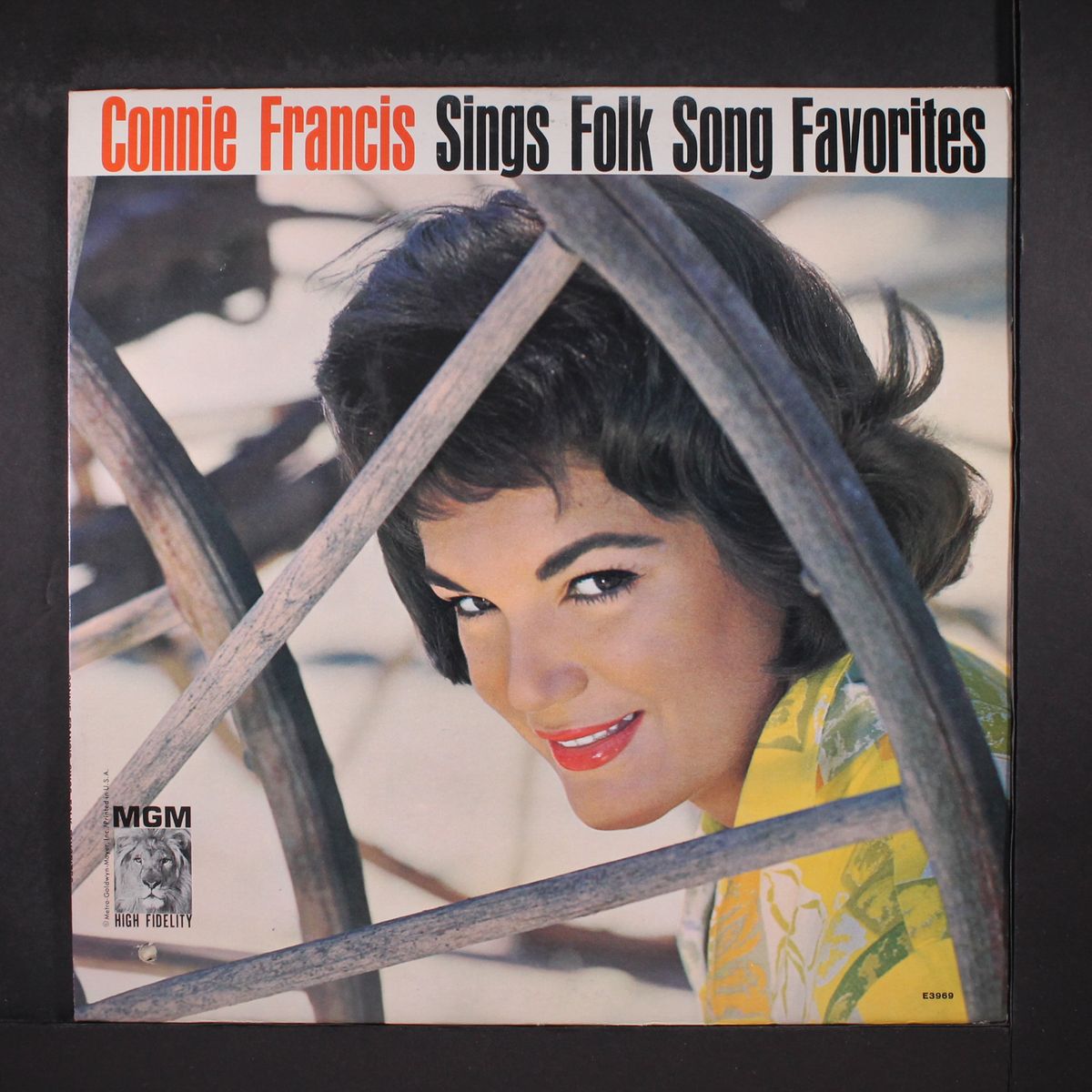 sings folk song favorites by CONNIE FRANCIS