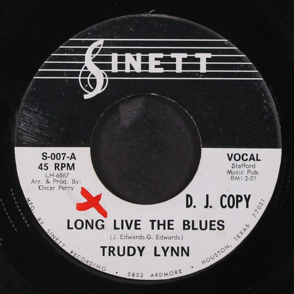 long live the blues / what a waste by TRUDY LYNN