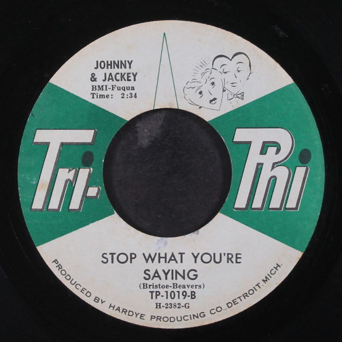 baby don'tcha worry / stop what you're saying by JOHNNY & JACKEY