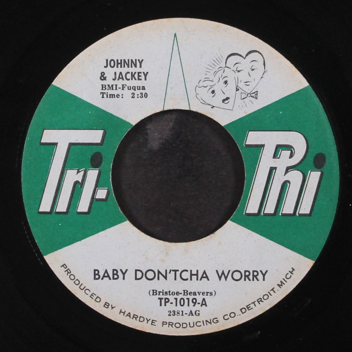 baby don'tcha worry / stop what you're saying by JOHNNY & JACKEY