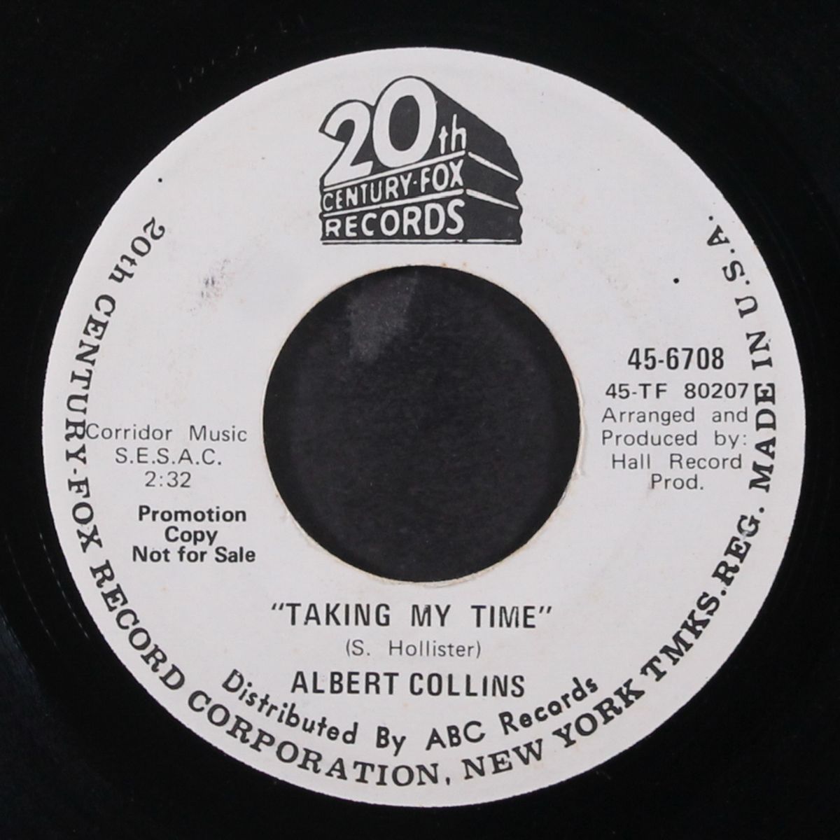 cookin' catfish / taking my time by ALBERT COLLINS