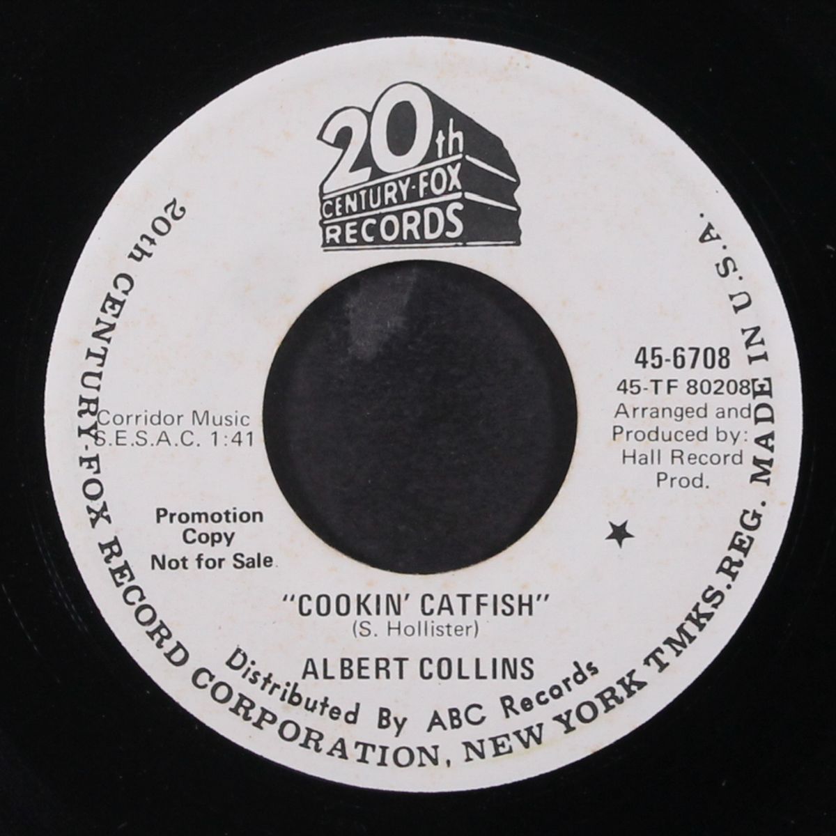 cookin' catfish / taking my time by ALBERT COLLINS