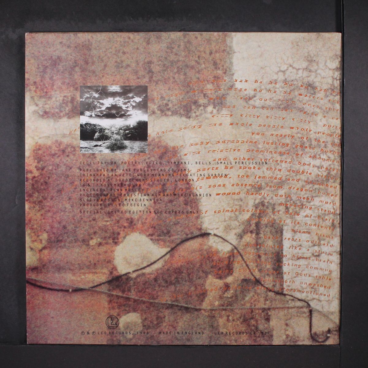 chinampas by CECIL TAYLOR