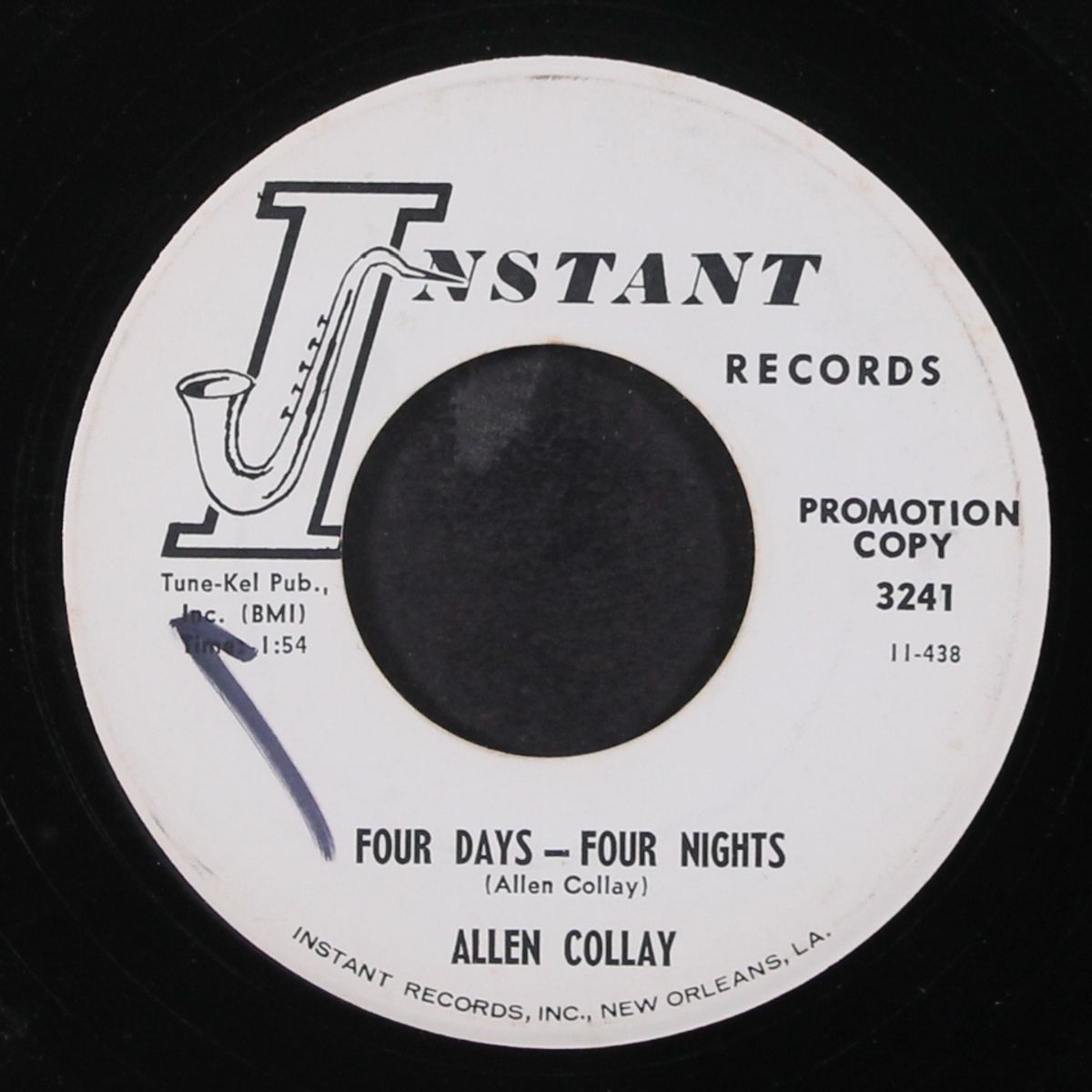 bye bye blackbird / four days - four nights by ALLEN COLLAY