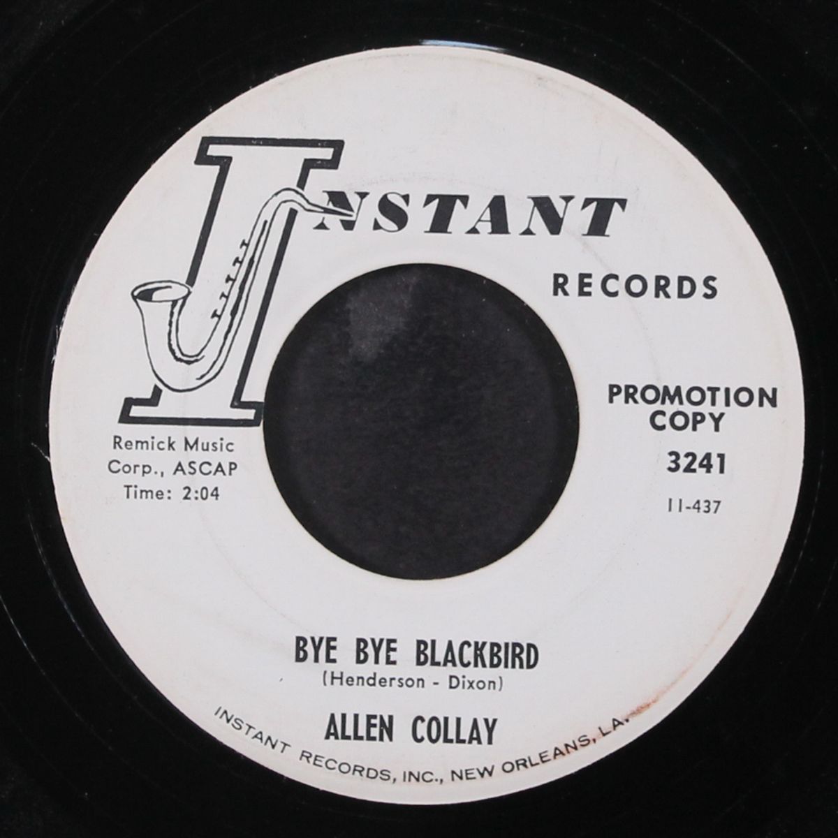 bye bye blackbird / four days - four nights by ALLEN COLLAY