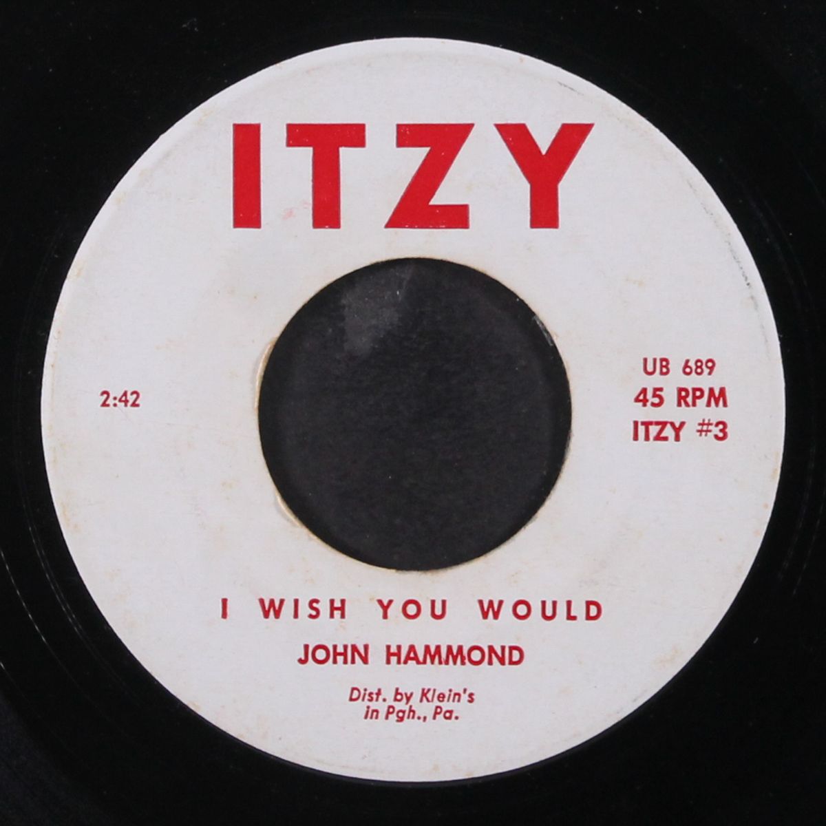 i wish you would / i can tell by JOHN HAMMOND