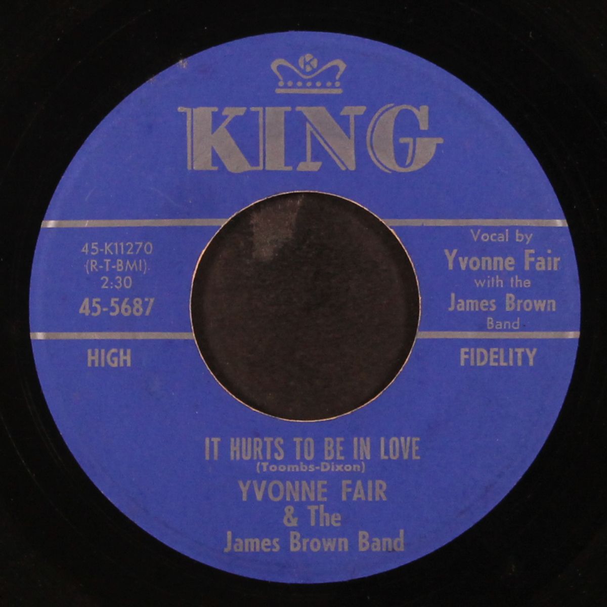 it hurts to be in love / you can make it if you try by YVONNE FAIR