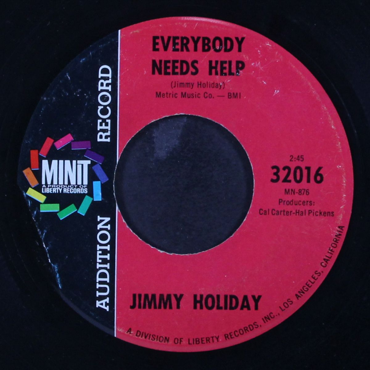 give me your love / everybody needs help by JIMMY HOLIDAY