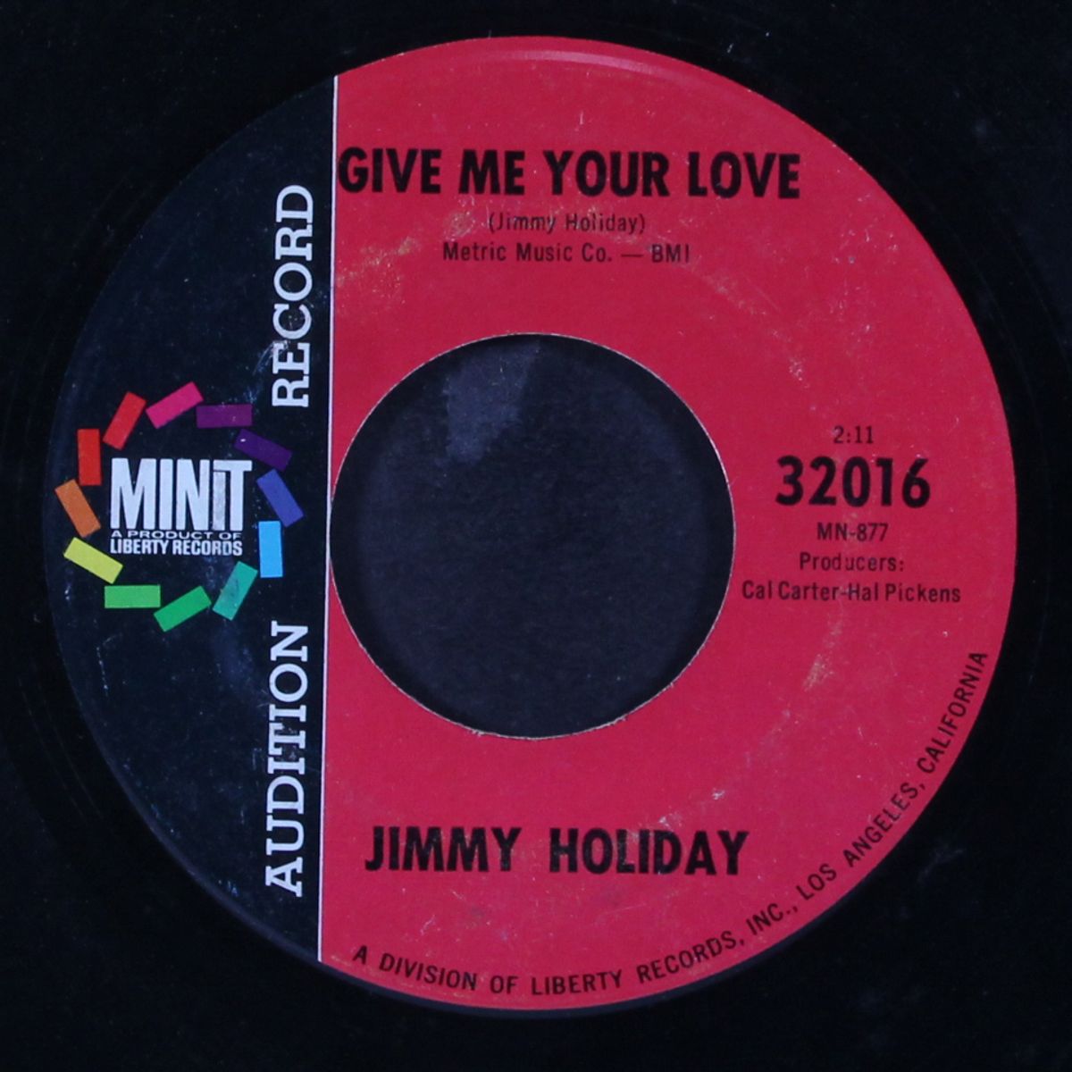 give me your love / everybody needs help by JIMMY HOLIDAY