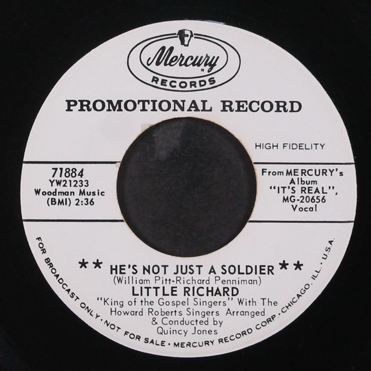 joy, joy, joy / he's not just a soldier by LITTLE RICHARD