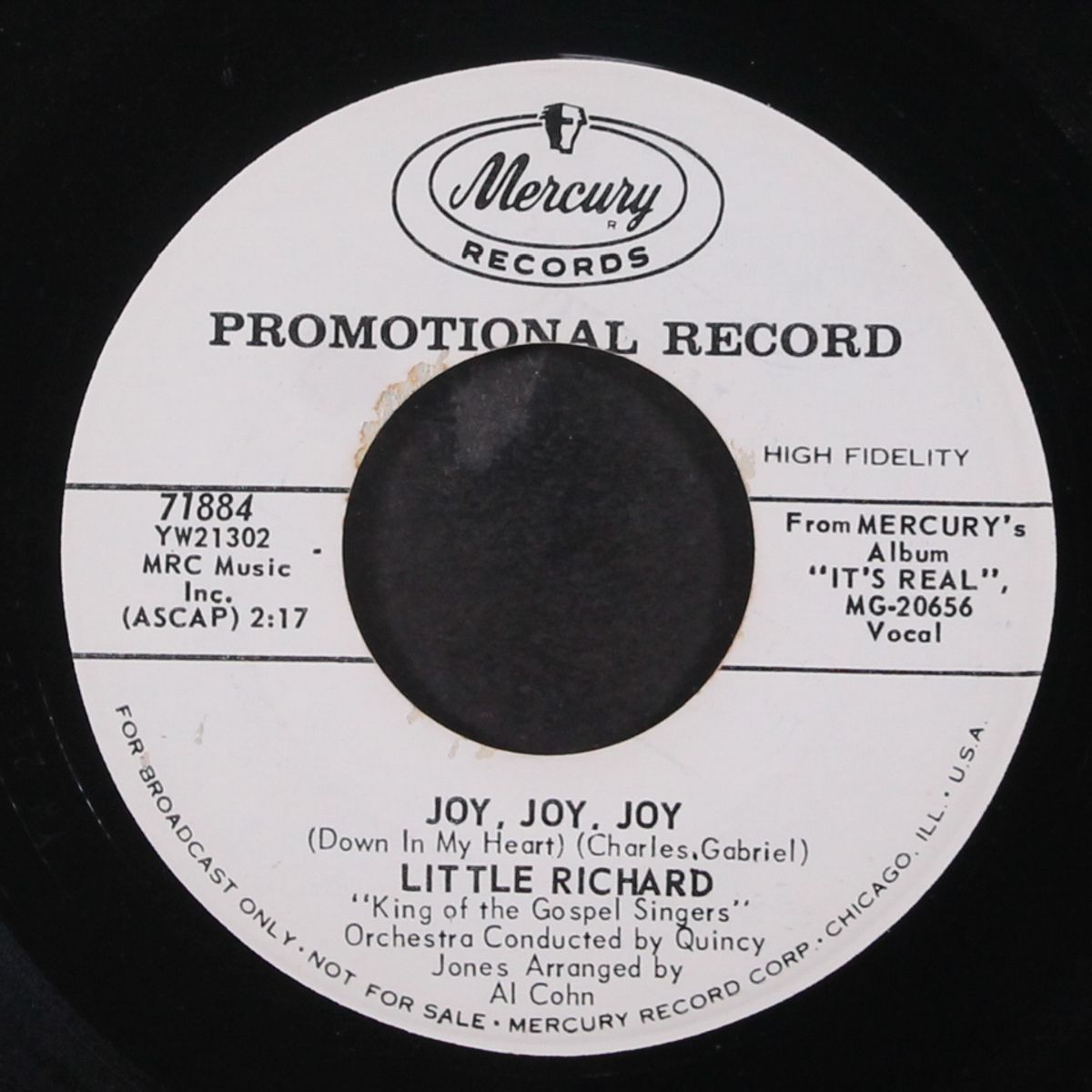 joy, joy, joy / he's not just a soldier by LITTLE RICHARD