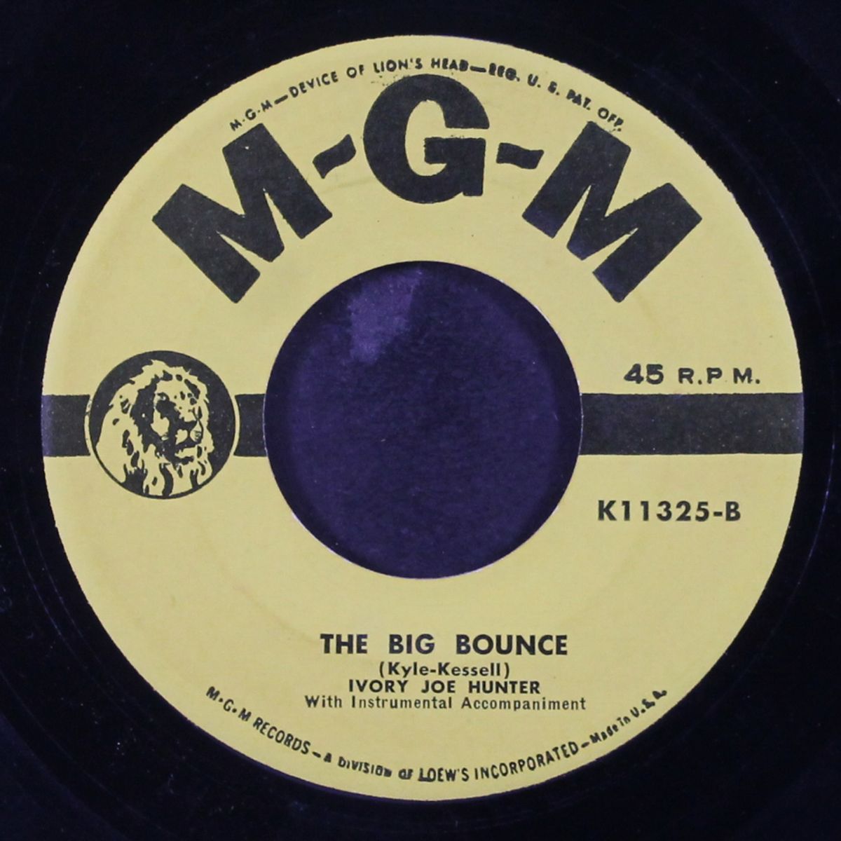 tell her no for me / the big bounce by IVORY JOE HUNTER