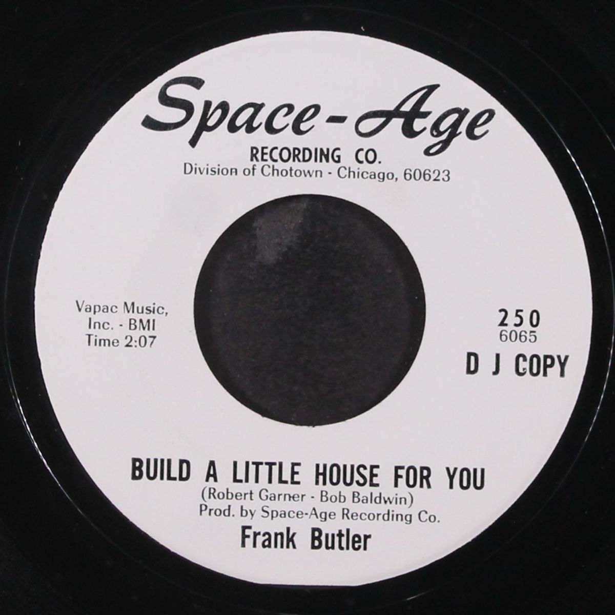 build a little house for you / something is wrong by FRANK BUTLER