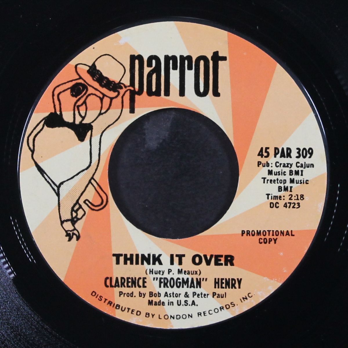 think it over / cajun honey by CLARENCE 'FROGMAN' HENRY