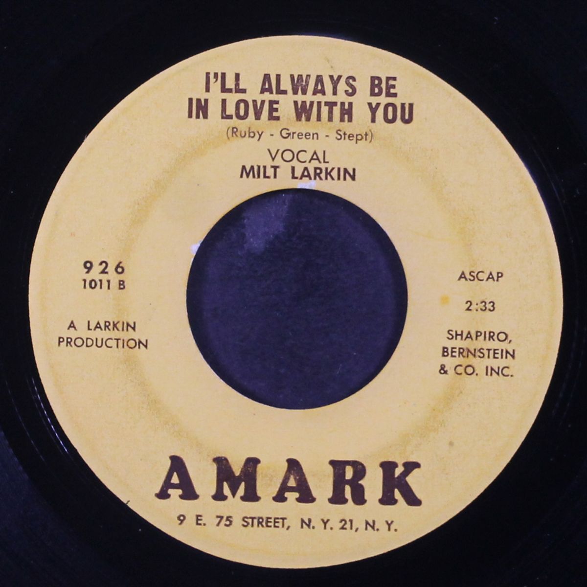 wee baby blues / i'll always be in love with you by MILT LARKIN