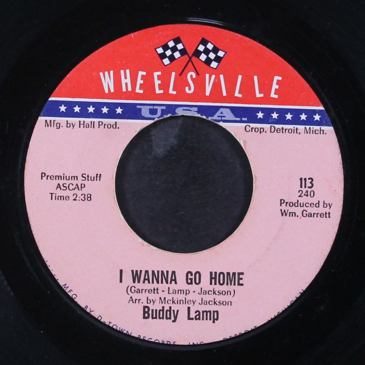 i wanna go home / you've got the loving touch by BUDDY LAMP