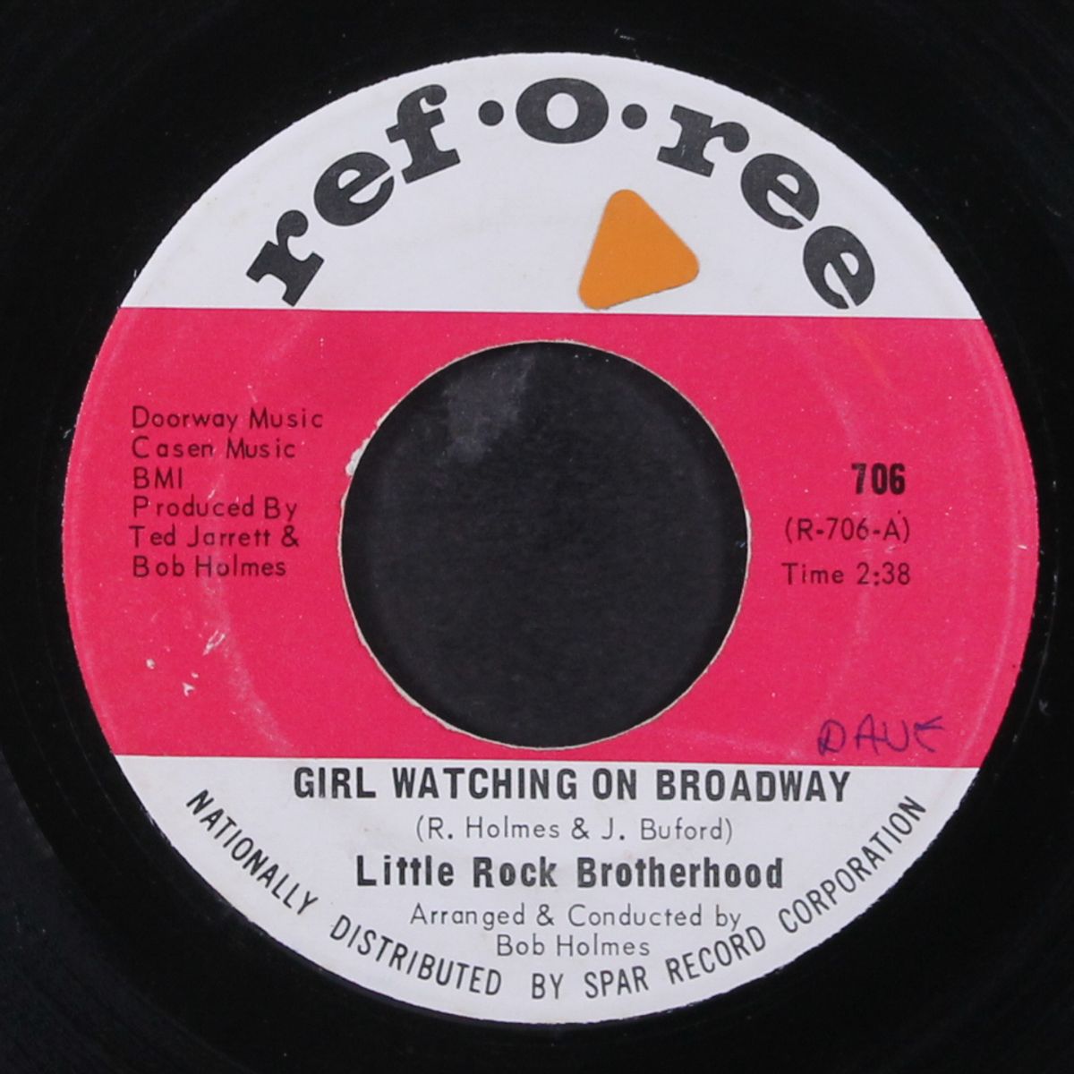 morning after / girl watching on broadway by LITTLE ROCK BROTHERHOOD
