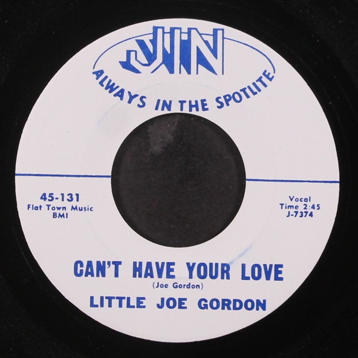 can't have your love / wasting by LITTLE JOE GORDON